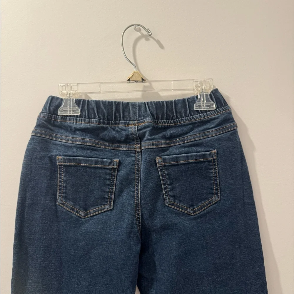 Hanna Andersson Girl’s Dark Blue Pull On Jeggings Size 12 - Picture 4 of 5